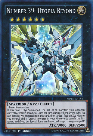 Number 39: Utopia Beyond [MP15-EN188] Super Rare | Card Merchant Takapuna