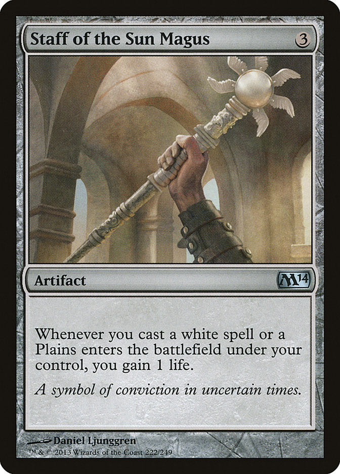 Staff of the Sun Magus [Magic 2014] | Card Merchant Takapuna