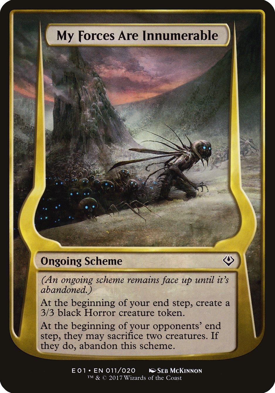 My Forces Are Innumerable (Schemes) [Archenemy: Nicol Bolas Schemes] | Card Merchant Takapuna