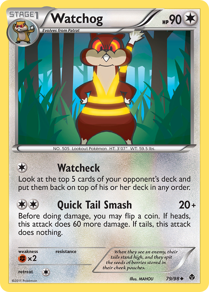 Watchog (79/98) [Black & White: Emerging Powers] | Card Merchant Takapuna