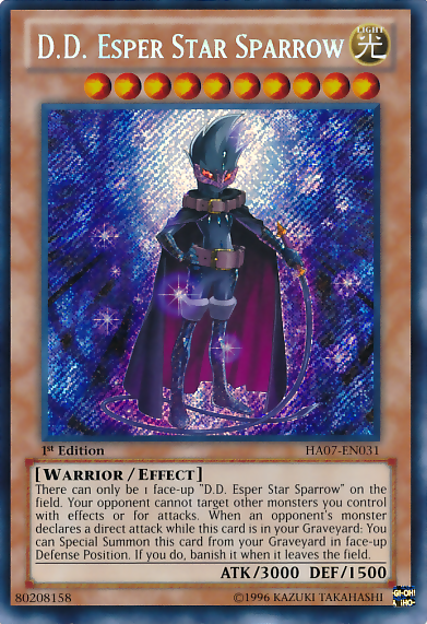 D.D. Esper Star Sparrow [HA07-EN031] Secret Rare | Card Merchant Takapuna