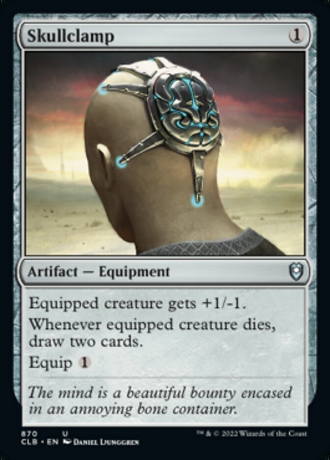 Skullclamp [Commander Legends: Battle for Baldur's Gate] | Card Merchant Takapuna