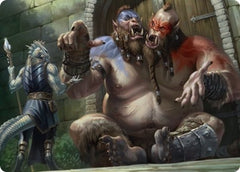 Ettin Art Card [Dungeons & Dragons: Adventures in the Forgotten Realms Art Series] | Card Merchant Takapuna