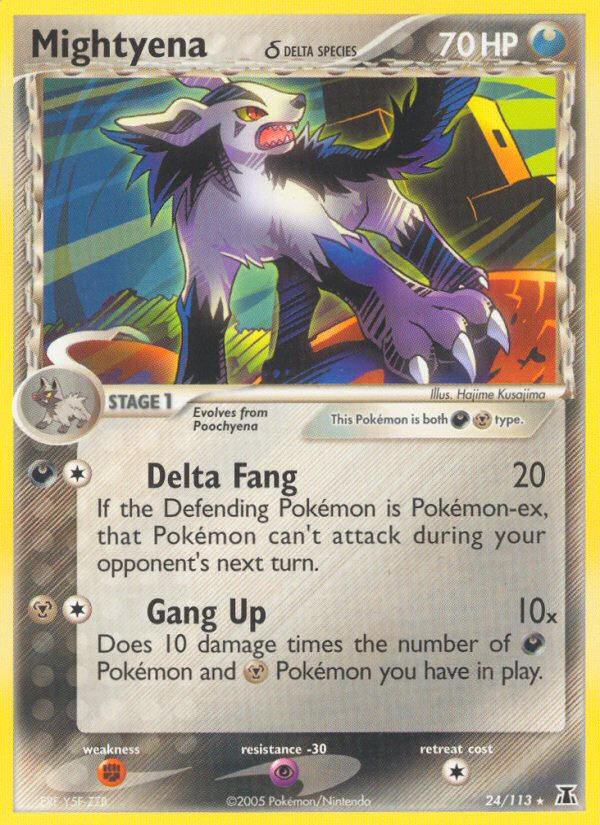 Mightyena (24/113) (Delta Species) [EX: Delta Species] | Card Merchant Takapuna