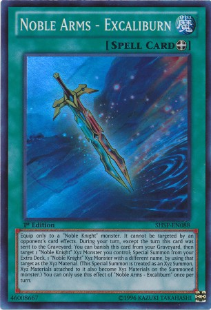 Noble Arms - Excaliburn [SHSP-EN088] Super Rare | Card Merchant Takapuna