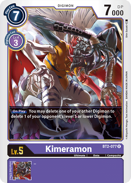 Kimeramon [BT2-077] [Release Special Booster Ver.1.0] | Card Merchant Takapuna