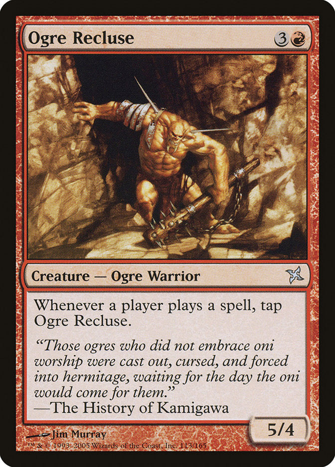 Ogre Recluse [Betrayers of Kamigawa] | Card Merchant Takapuna