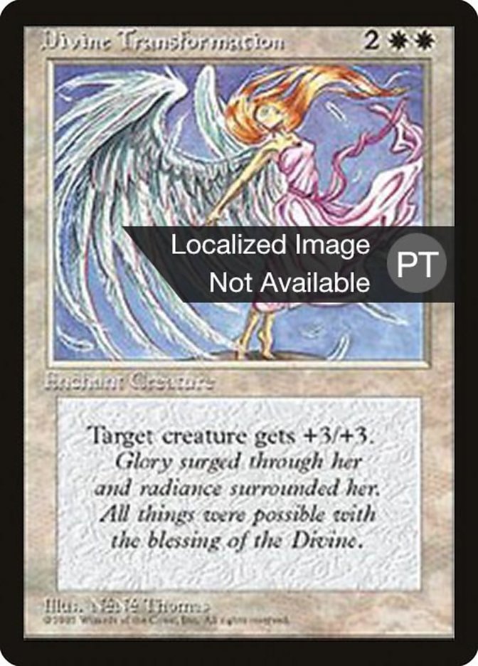 Divine Transformation [Fourth Edition (Foreign Black Border)] | Card Merchant Takapuna