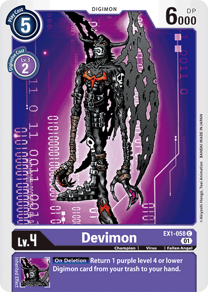 Devimon [EX1-058] [Classic Collection] | Card Merchant Takapuna