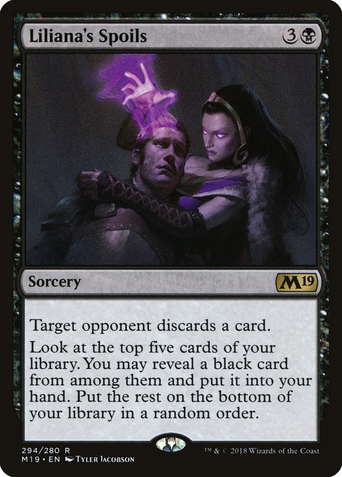 Liliana's Spoils [Core Set 2019] | Card Merchant Takapuna