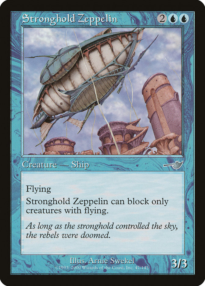 Stronghold Zeppelin [Nemesis] | Card Merchant Takapuna