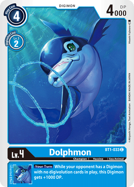 Dolphmon [BT1-033] [Release Special Booster Ver.1.0] | Card Merchant Takapuna