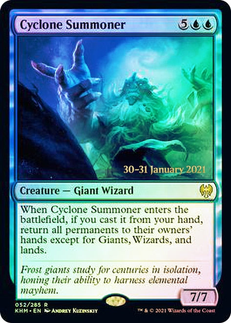 Cyclone Summoner [Kaldheim Prerelease Promos] | Card Merchant Takapuna