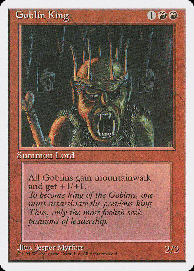 Goblin King [Fourth Edition] | Card Merchant Takapuna