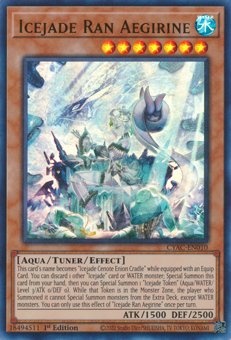 Icejade Ran Aegirine [CYAC-EN010] Ultra Rare | Card Merchant Takapuna