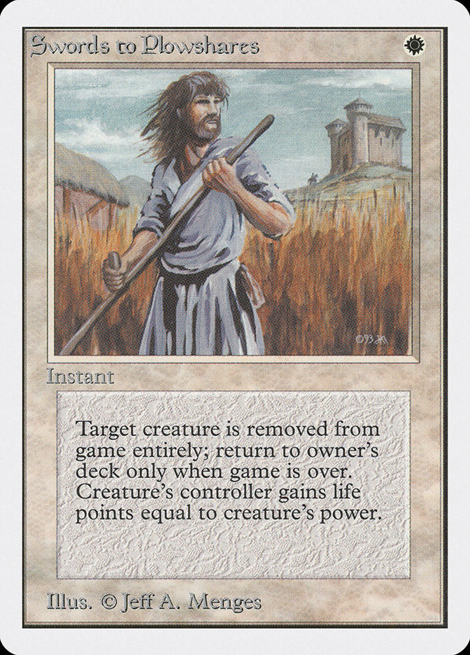 Swords to Plowshares [Unlimited Edition] | Card Merchant Takapuna