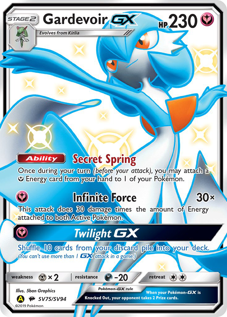 Gardevoir GX (SV75/SV94) [Sun & Moon: Hidden Fates - Shiny Vault] | Card Merchant Takapuna