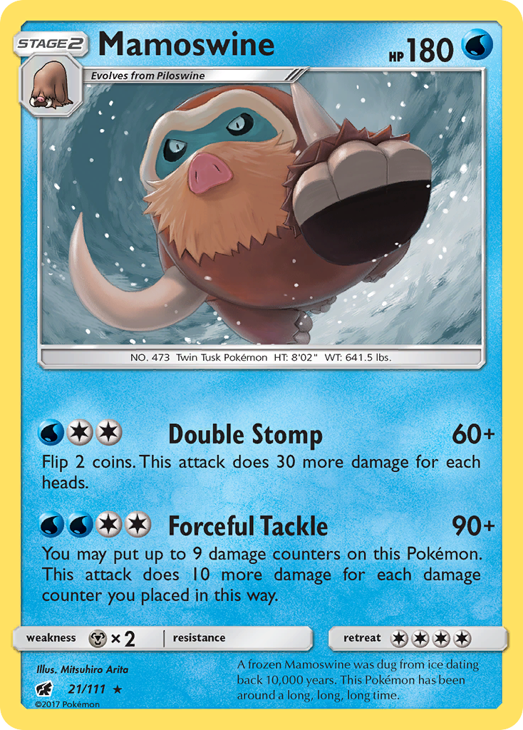 Mamoswine (21/111) [Sun & Moon: Crimson Invasion] | Card Merchant Takapuna