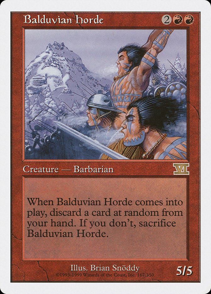 Balduvian Horde [Classic Sixth Edition] | Card Merchant Takapuna