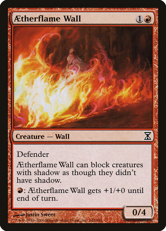 Aetherflame Wall [Time Spiral] | Card Merchant Takapuna