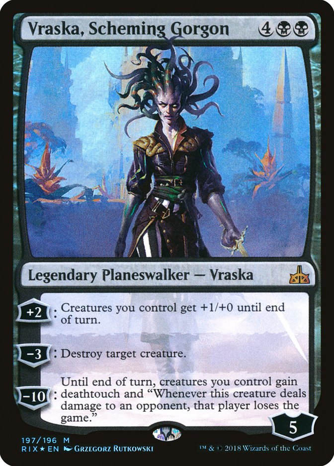 Vraska, Scheming Gorgon [Rivals of Ixalan] | Card Merchant Takapuna