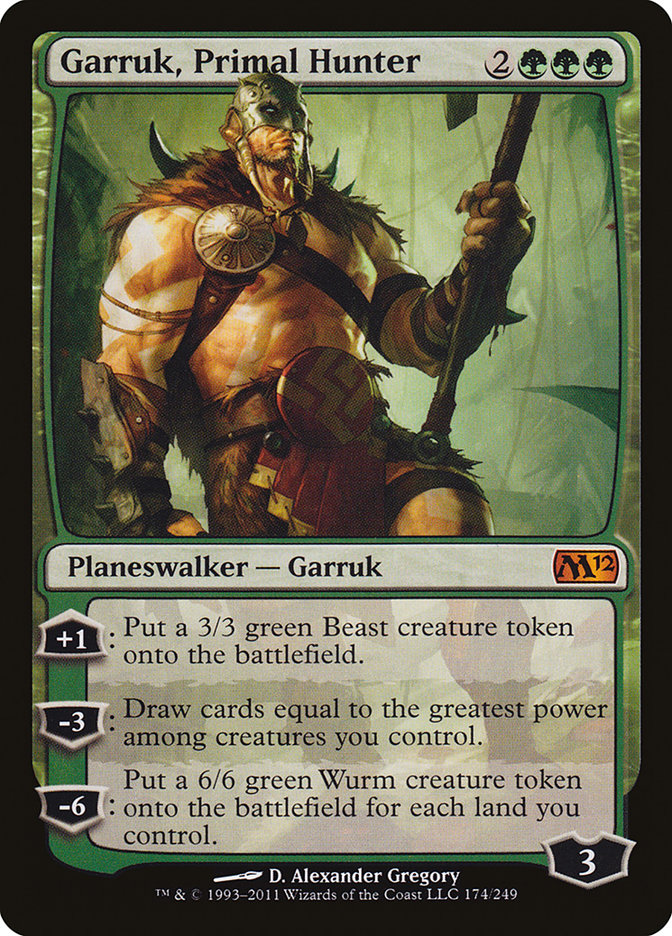 Garruk, Primal Hunter [Magic 2012] | Card Merchant Takapuna