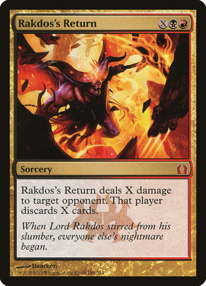 Rakdos's Return [Return to Ravnica] | Card Merchant Takapuna