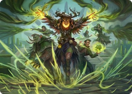 Witherbloom Command Art Card [Strixhaven: School of Mages Art Series] | Card Merchant Takapuna