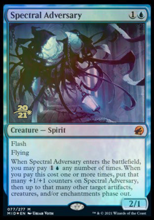 Spectral Adversary [Innistrad: Midnight Hunt Prerelease Promos] | Card Merchant Takapuna