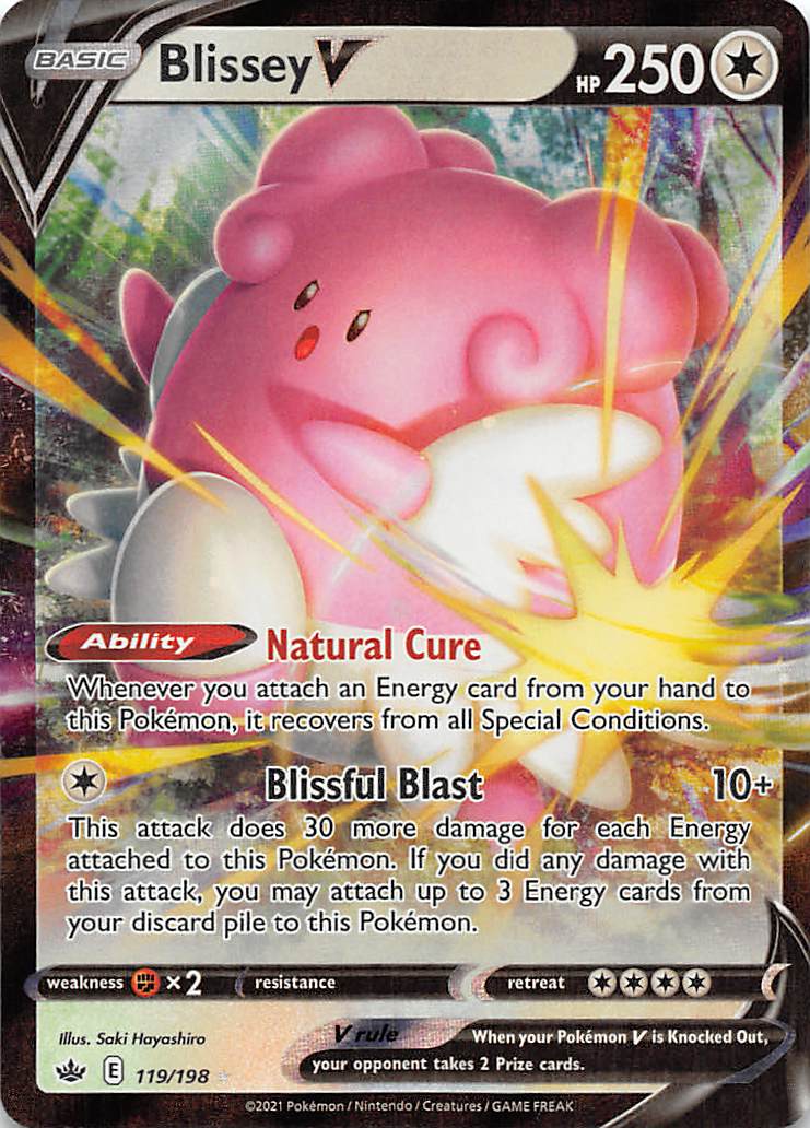 Blissey V (119/198) [Sword & Shield: Chilling Reign] | Card Merchant Takapuna