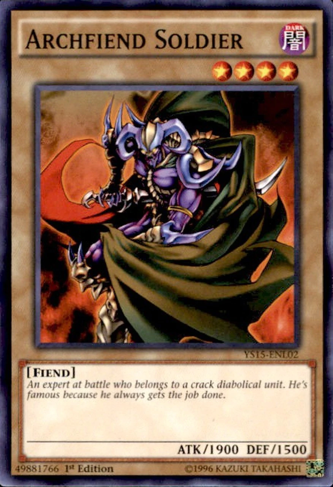 Archfiend Soldier [YS15-ENL02] Common | Card Merchant Takapuna