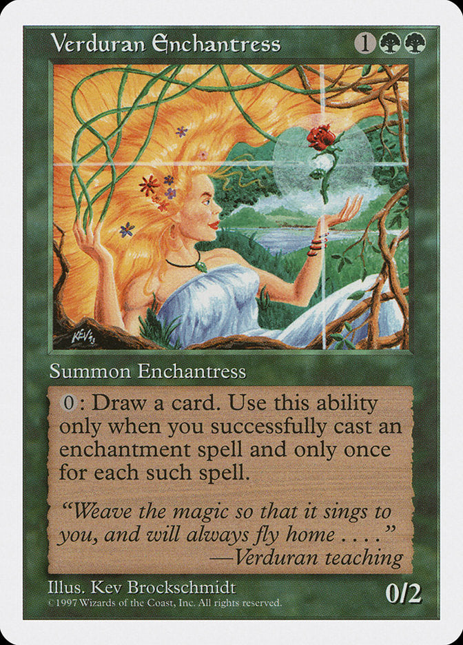 Verduran Enchantress [Fifth Edition] | Card Merchant Takapuna