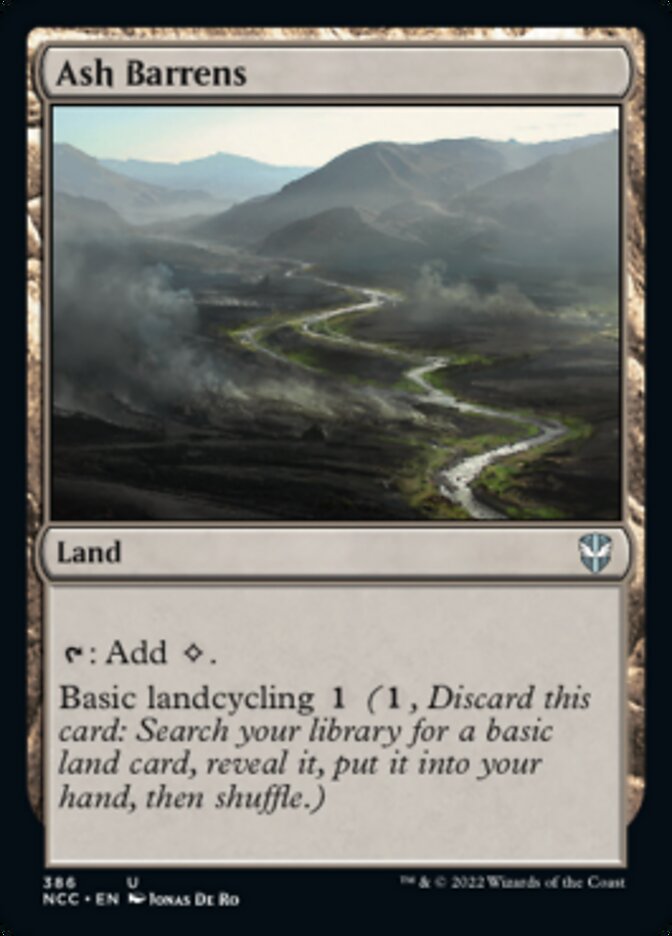 Ash Barrens [Streets of New Capenna Commander] | Card Merchant Takapuna