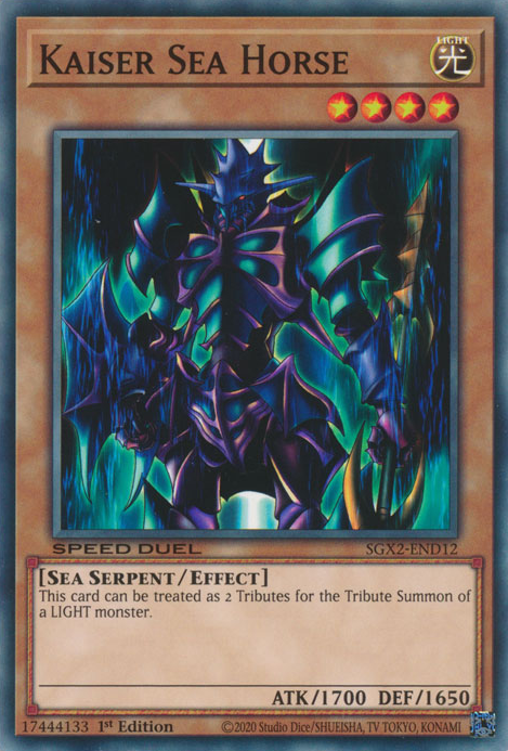 Kaiser Sea Horse [SGX2-END12] Common | Card Merchant Takapuna