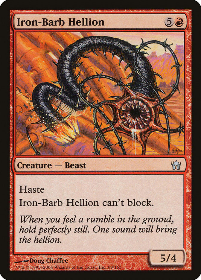 Iron-Barb Hellion [Fifth Dawn] | Card Merchant Takapuna