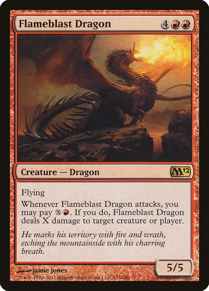 Flameblast Dragon [Magic 2012] | Card Merchant Takapuna