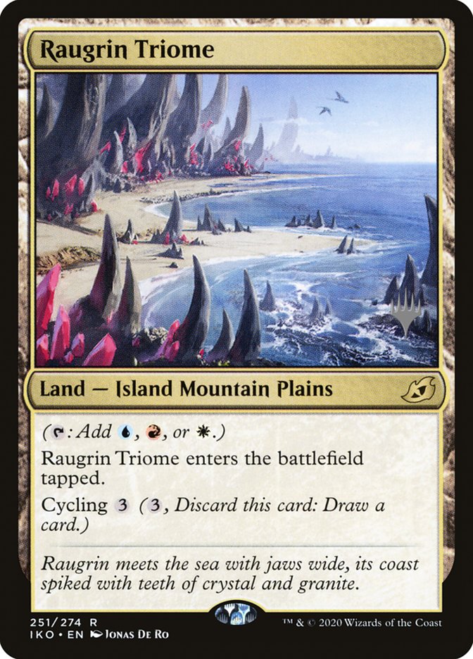 Raugrin Triome (Promo Pack) [Ikoria: Lair of Behemoths Promos] | Card Merchant Takapuna