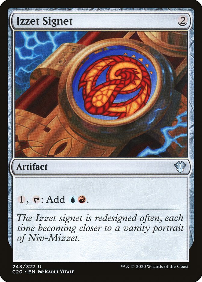 Izzet Signet [Commander 2020] | Card Merchant Takapuna