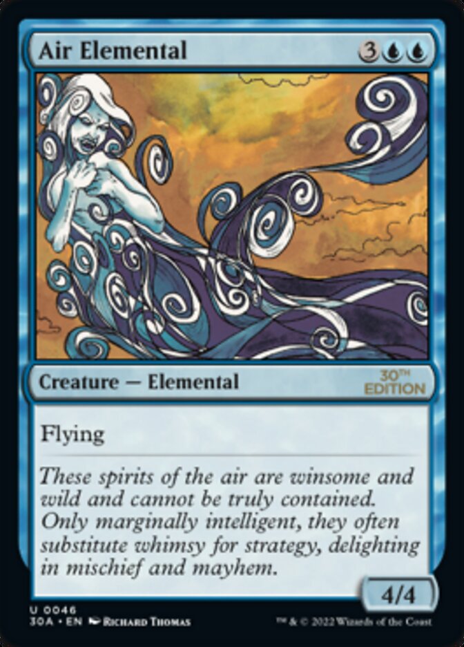 Air Elemental [30th Anniversary Edition] | Card Merchant Takapuna