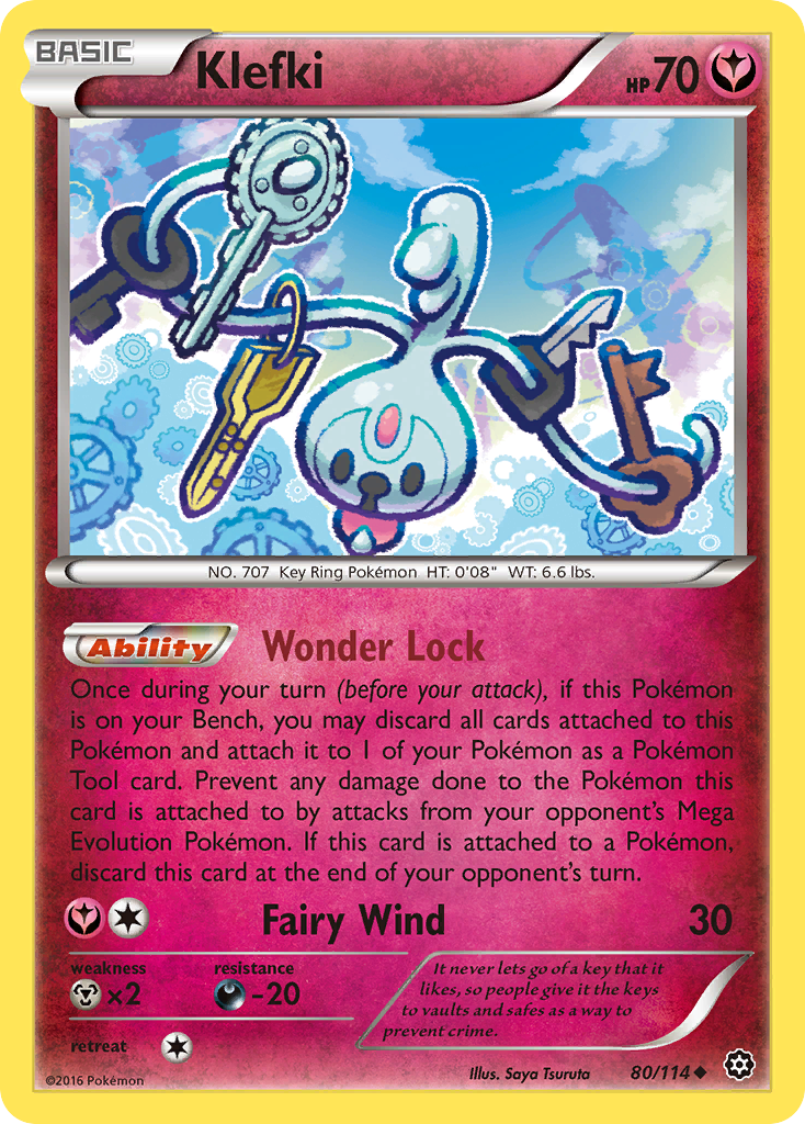 Klefki (80/114) [XY: Steam Siege] | Card Merchant Takapuna