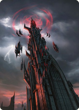 Barad-dur Art Card [The Lord of the Rings: Tales of Middle-earth Art Series] | Card Merchant Takapuna