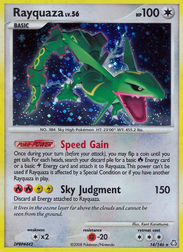 Rayquaza (14/146) [Diamond & Pearl: Legends Awakened] | Card Merchant Takapuna