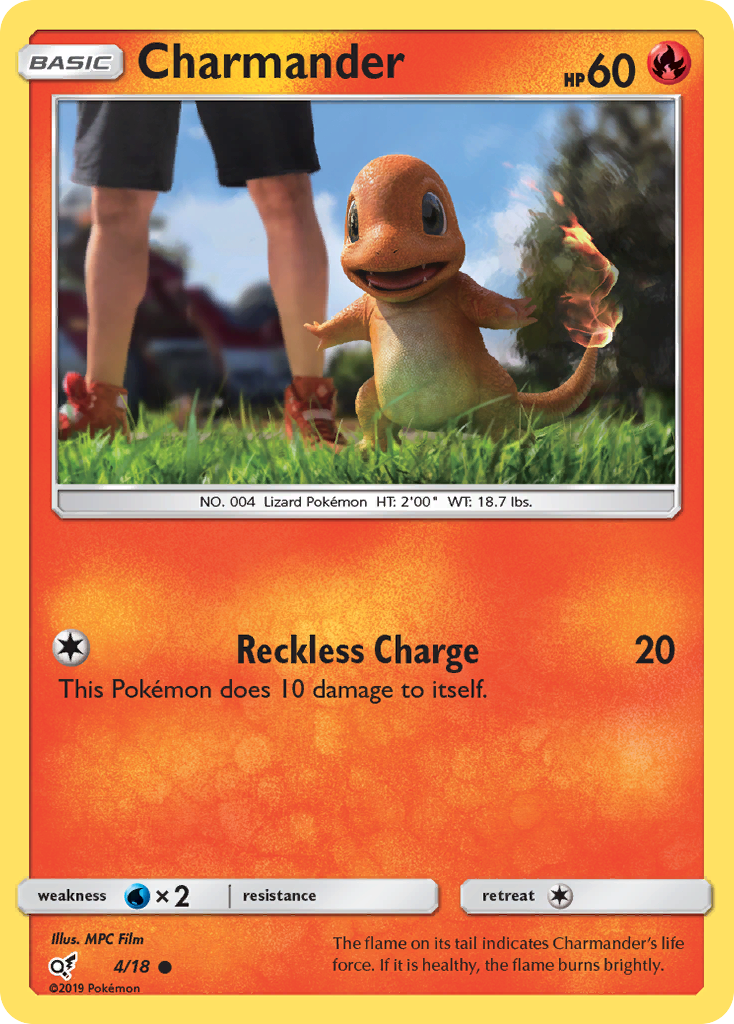 Charmander (4/18) [Sun & Moon: Detective Pikachu] | Card Merchant Takapuna