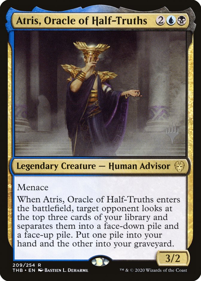 Atris, Oracle of Half-Truths (Promo Pack) [Theros Beyond Death Promos] | Card Merchant Takapuna