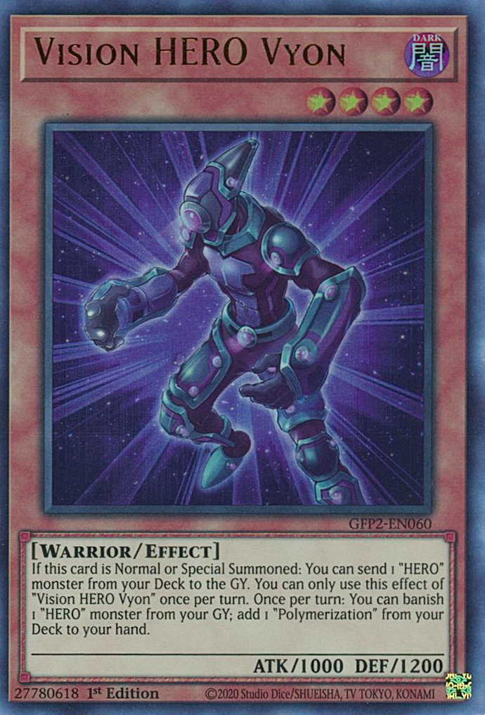 Vision HERO Vyon [GFP2-EN060] Ultra Rare | Card Merchant Takapuna