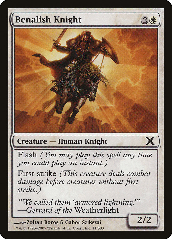 Benalish Knight [Tenth Edition] | Card Merchant Takapuna