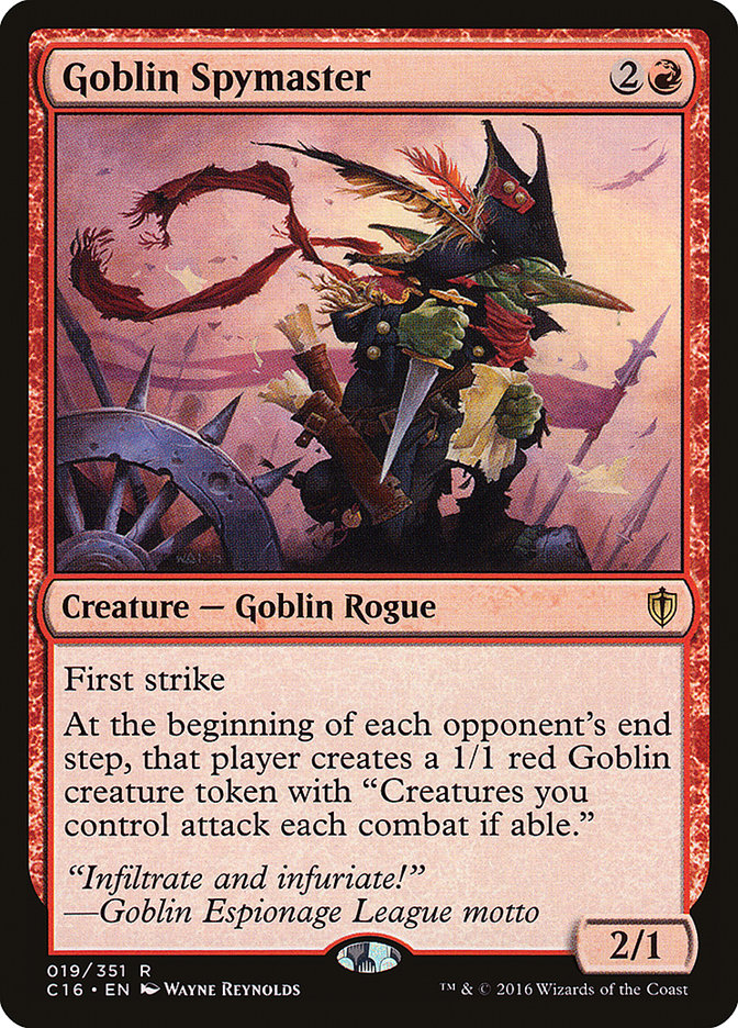 Goblin Spymaster [Commander 2016] | Card Merchant Takapuna