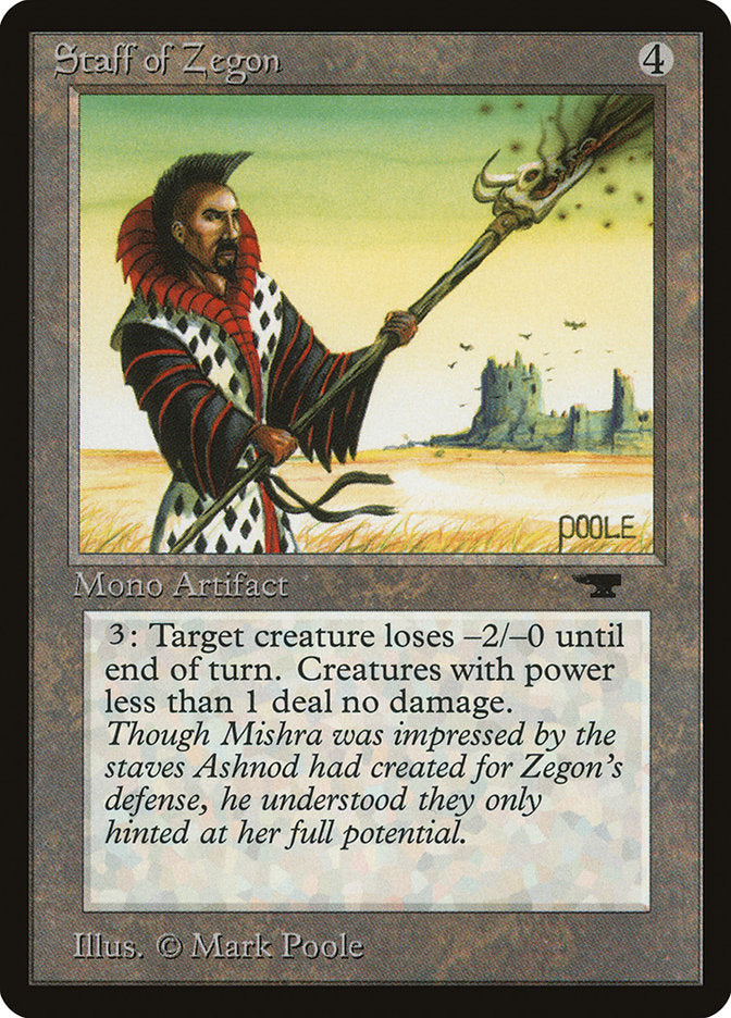 Staff of Zegon [Antiquities] | Card Merchant Takapuna