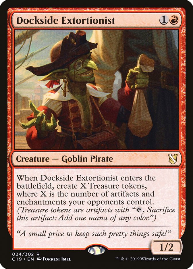 Dockside Extortionist [Commander 2019] | Card Merchant Takapuna