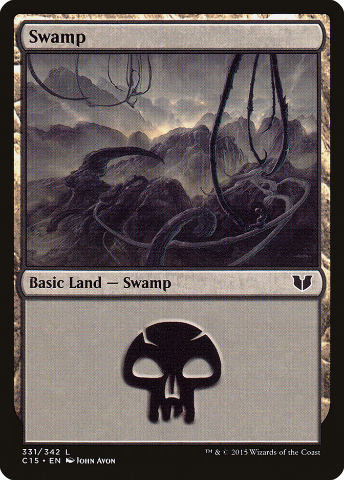 Swamp (331) [Commander 2015] | Card Merchant Takapuna